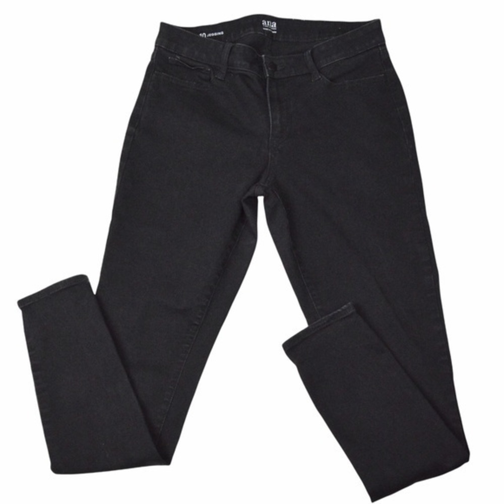 A New Approach a.n.a. Black Stretchy‎ Mid-Rise Jeggings, Size 10L